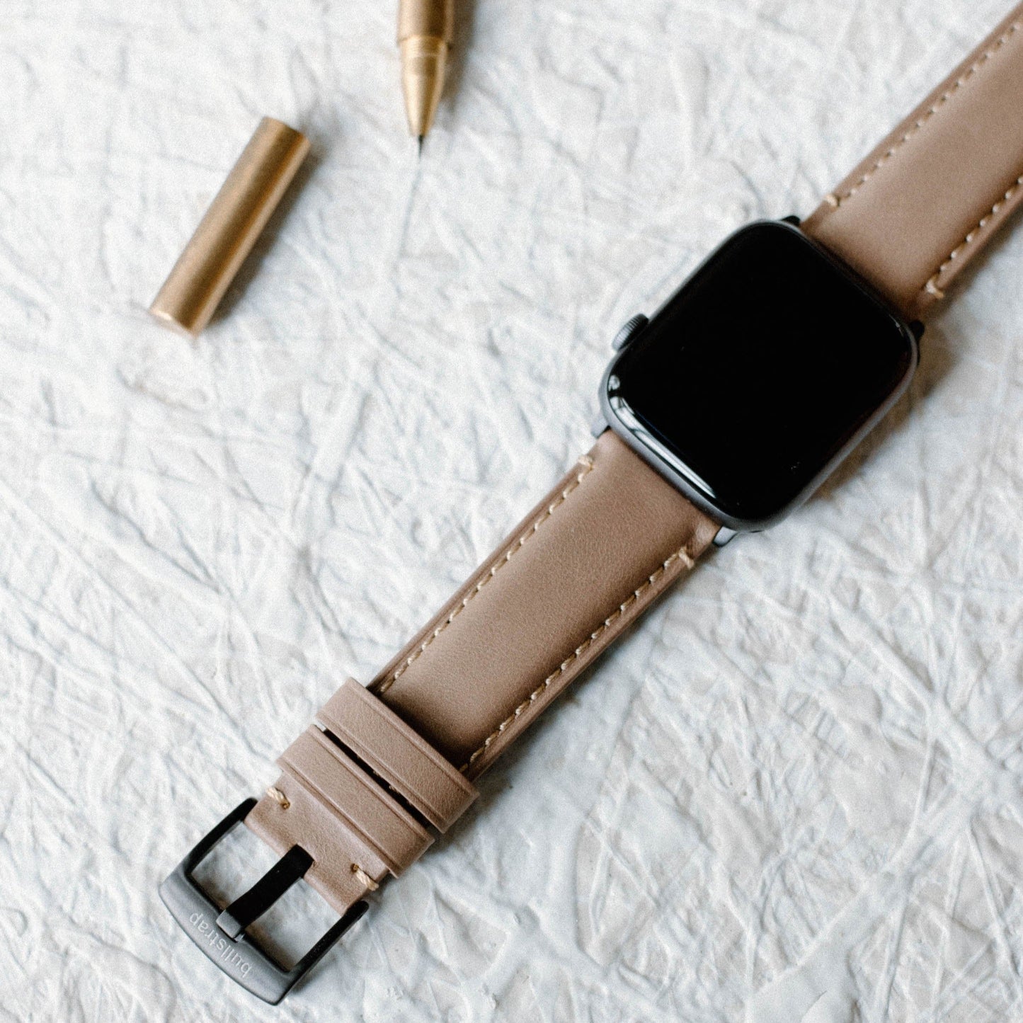 Leather Apple Watch Strap - Dune by Bullstrap