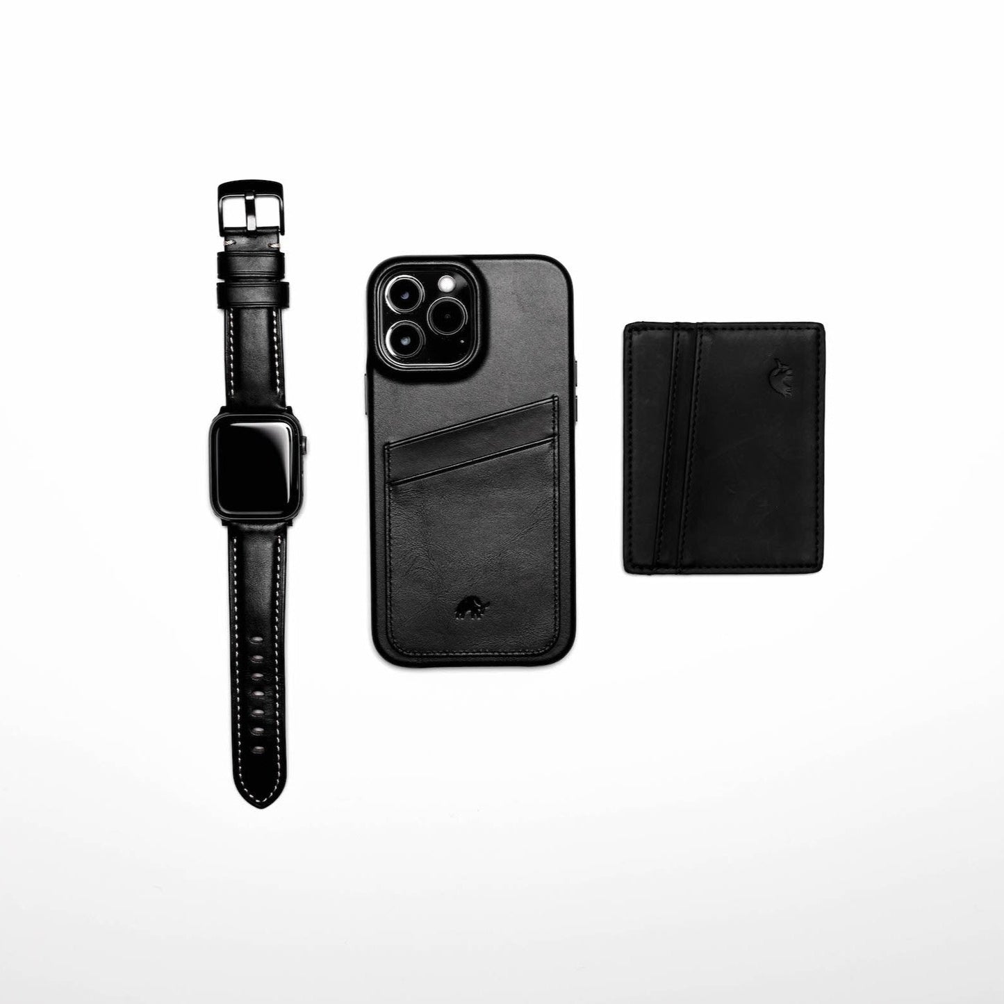 Leather Apple Watch Strap - Black Edition by Bullstrap