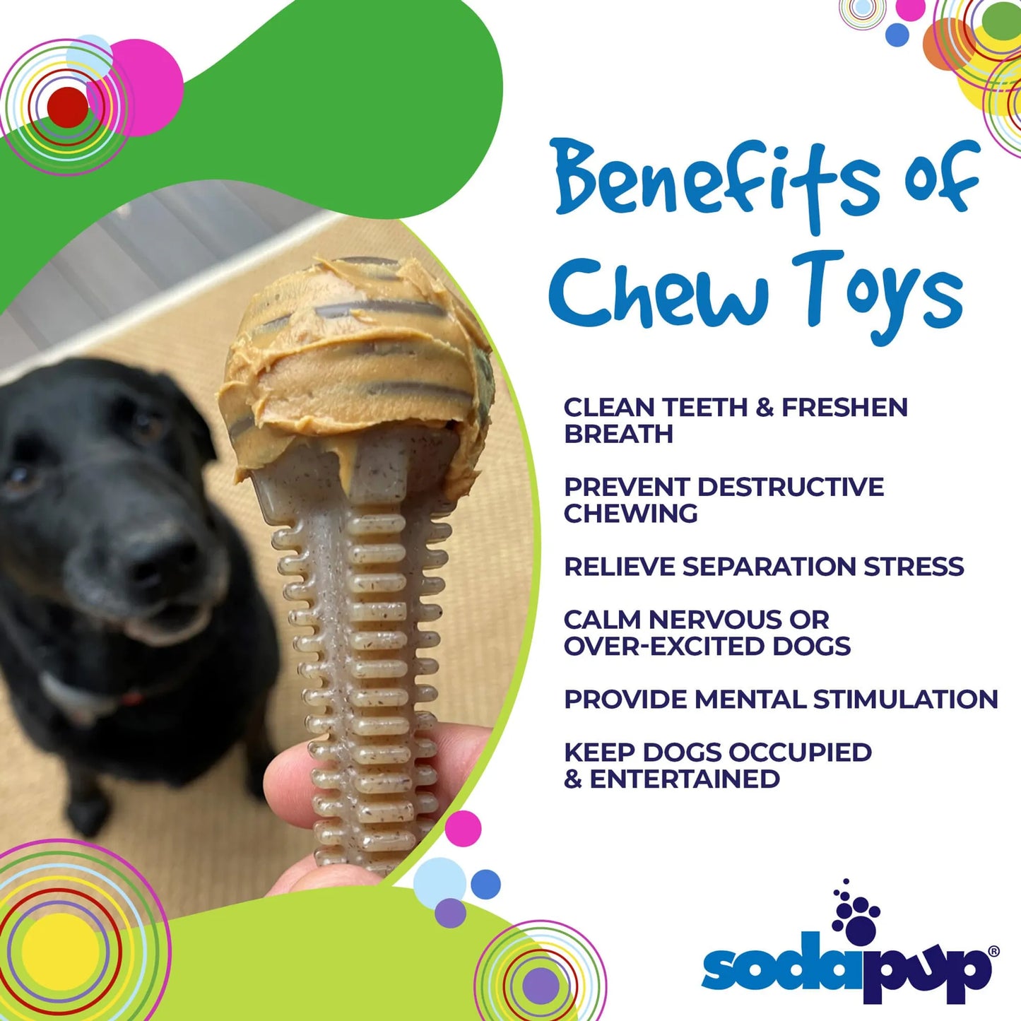 SP Honey Bone Dental Tower Ultra Durable Nylon Dog Chew Toy for Aggressive Chewers