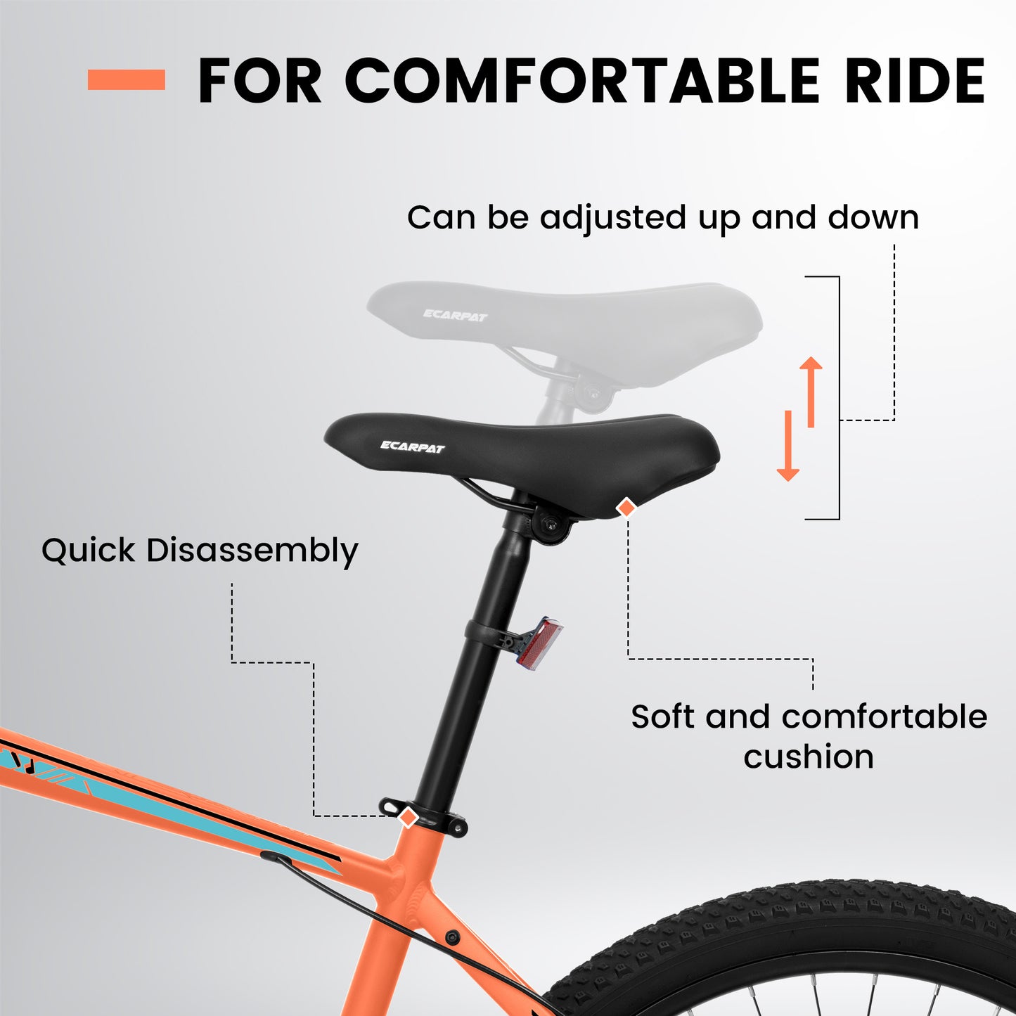 A26322 26-inch Mountain Bike Aluminum Frame Shock Absorbing Front Fork Bike 21-speed Disc Brake Mountain Bike
