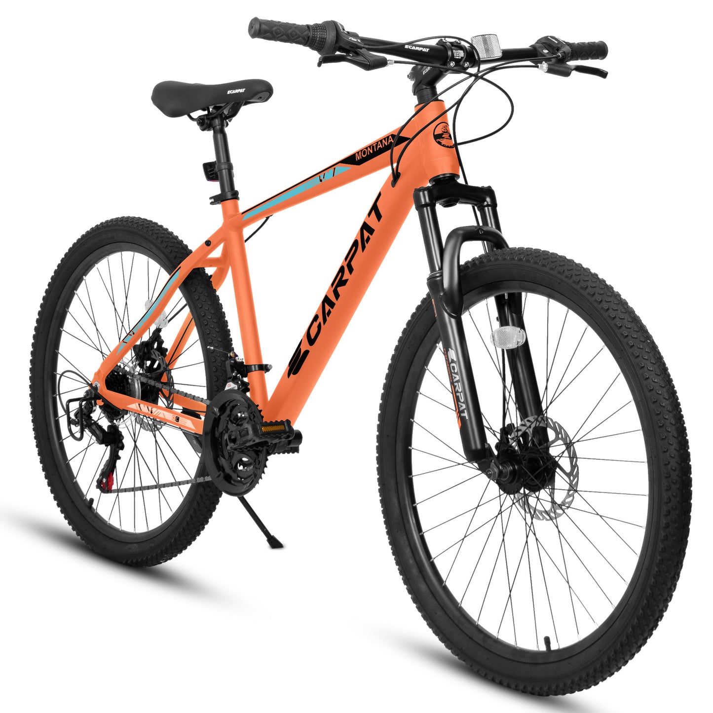 A26322 26-inch Mountain Bike Aluminum Frame Shock Absorbing Front Fork Bike 21-speed Disc Brake Mountain Bike