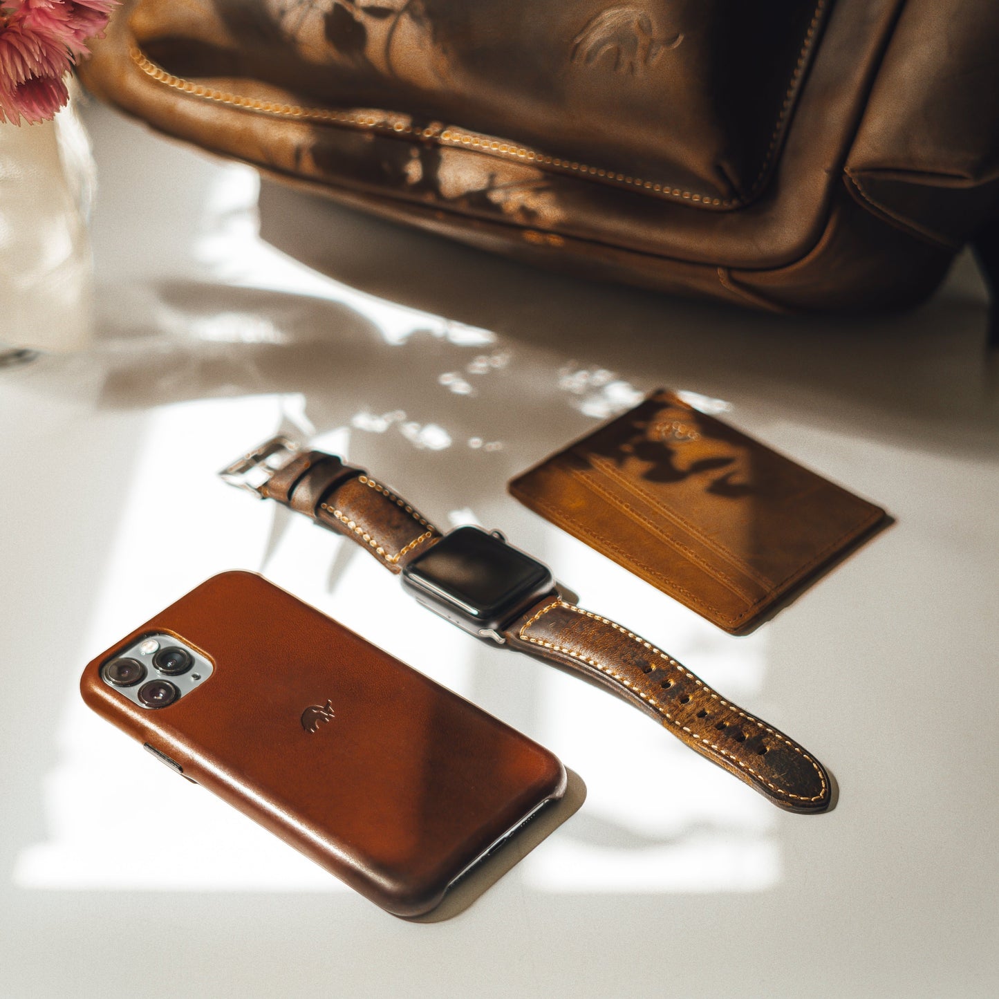 Leather Apple Watch Strap - Terra by Bullstrap
