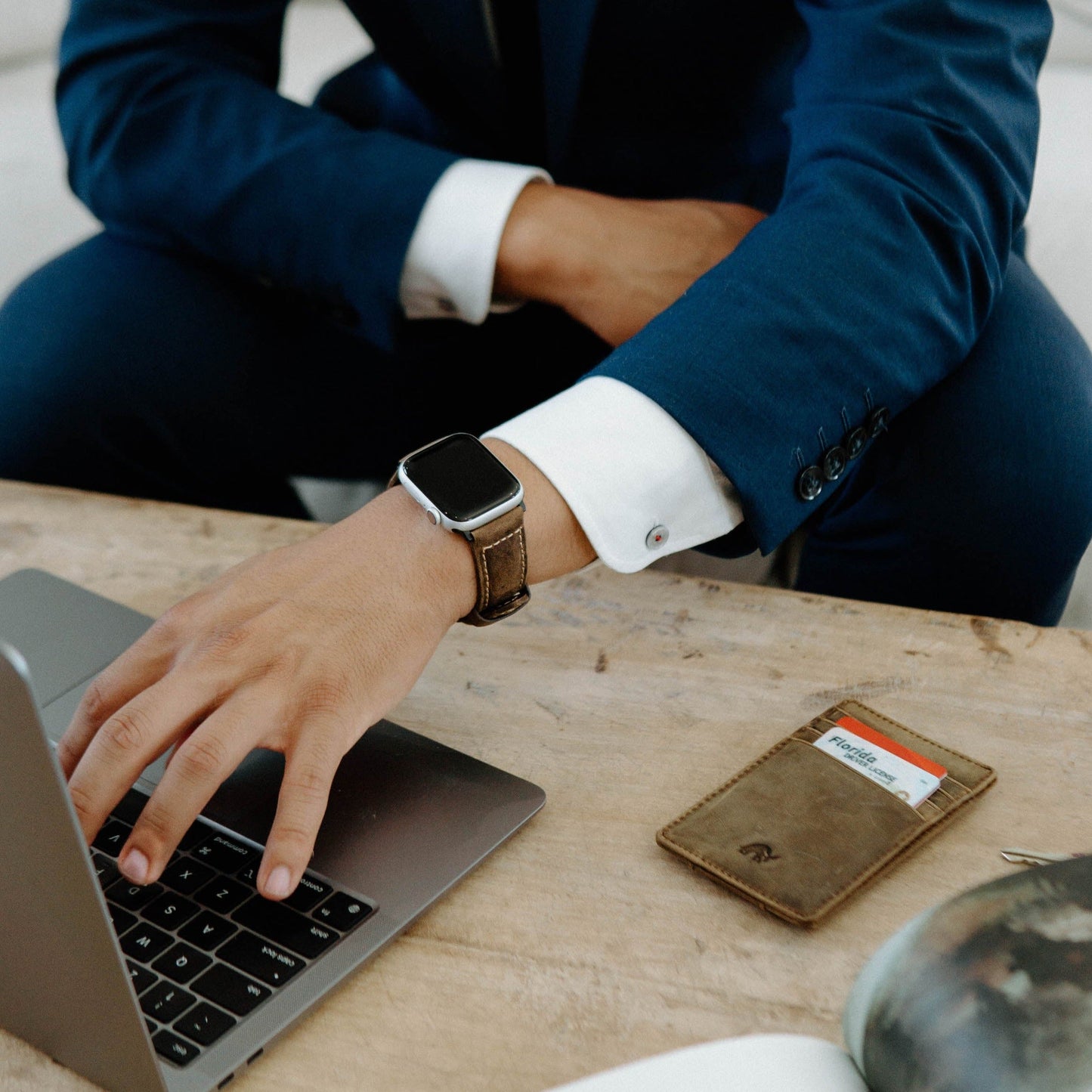 Leather Apple Watch Strap - Terra by Bullstrap