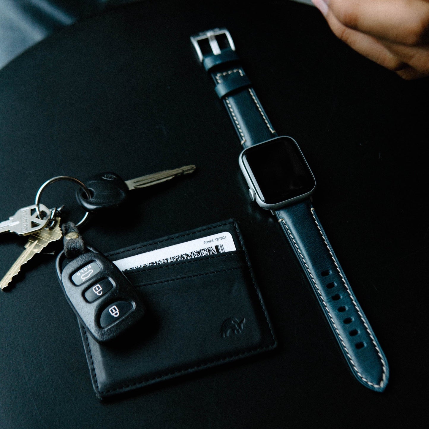 Leather Apple Watch Strap - Ocean by Bullstrap