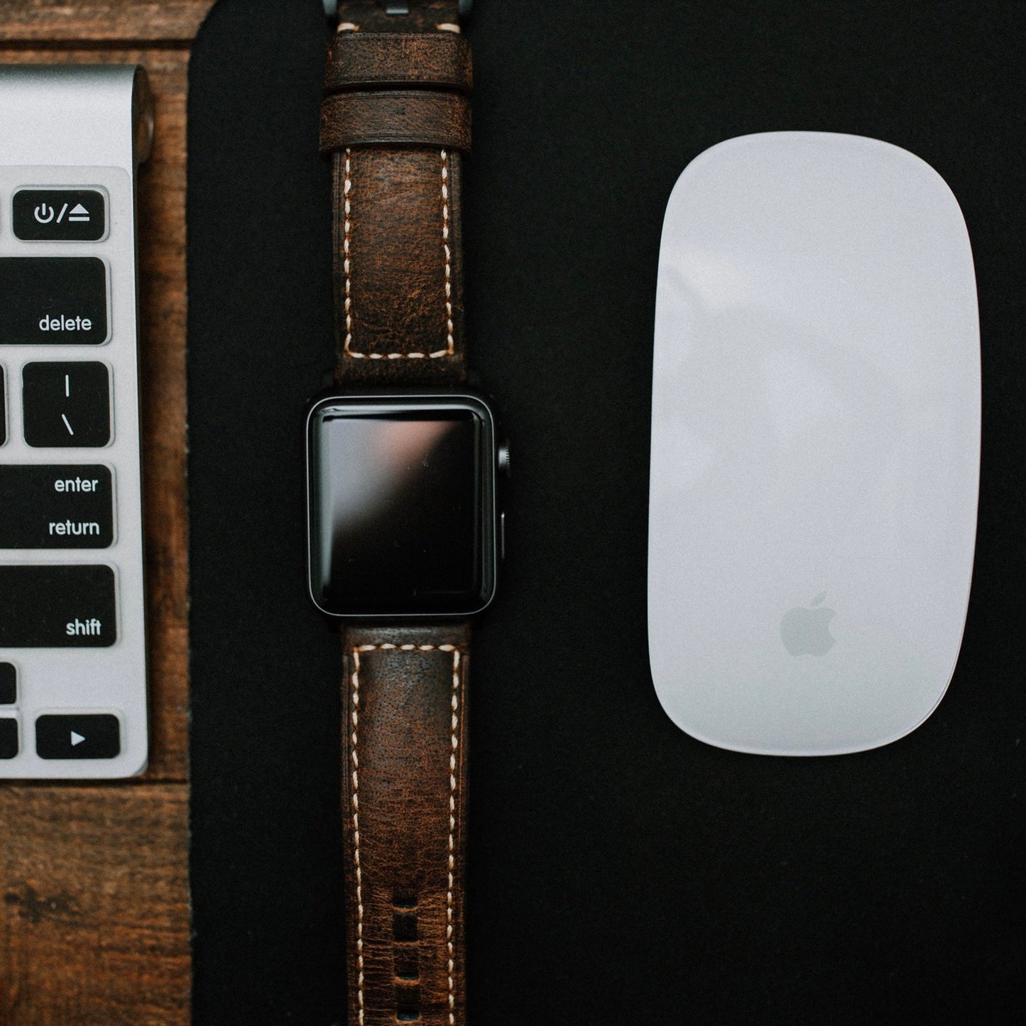 Leather Apple Watch Strap - Terra by Bullstrap