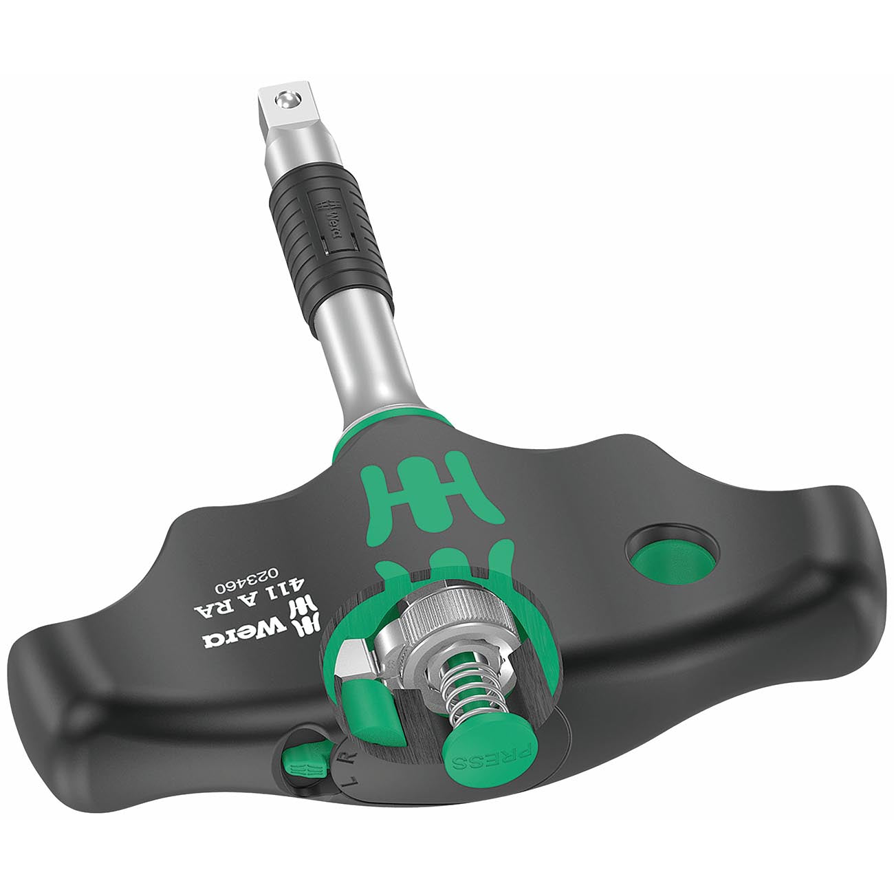 Wera T-handle Socket Driver Adapter With Ratchet Function (1/4" Drive)