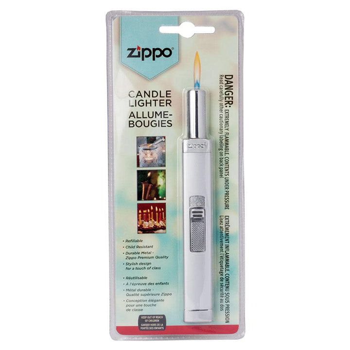 Zippo Candle Lighter Brushed Chrome