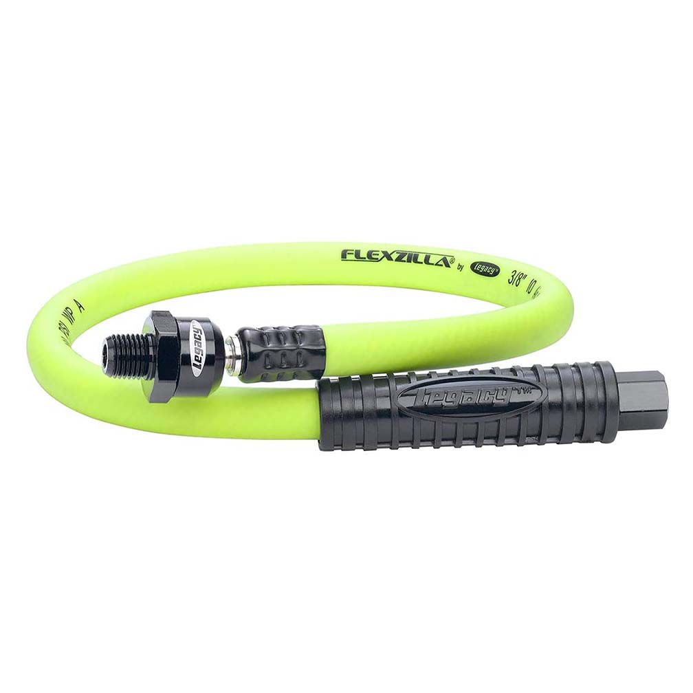Flexzilla® Whip Hose With Ball Swivel 3/8" X 2' Zillagreen®