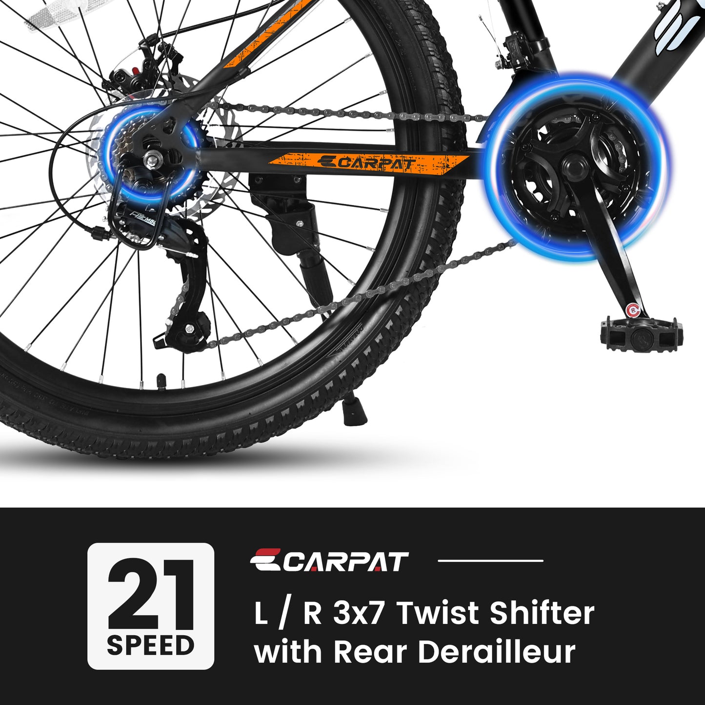 Bicycle S26102-BLACK-ORANGE