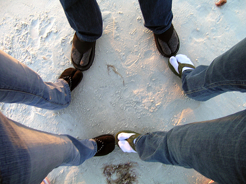 V-Toe Flip-Flop Socks Ankle Tabi 3 Pairs Thicker Comfy Warm Styles White Casual or Athletic by V-Toe Socks, Inc