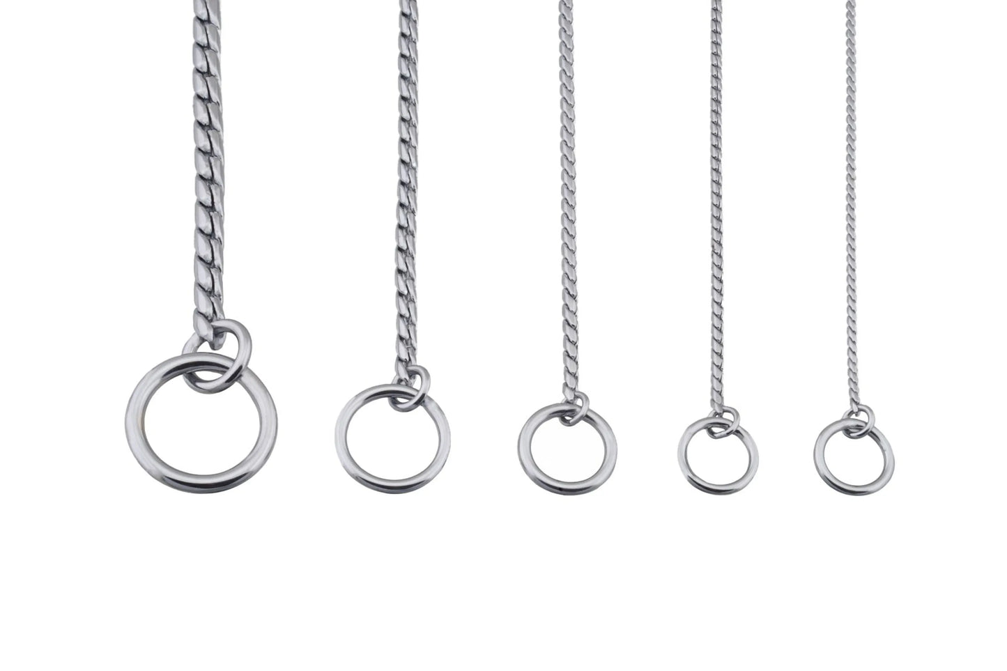 Slip Snake Show Chain Collar (22 in x 3.0mm)