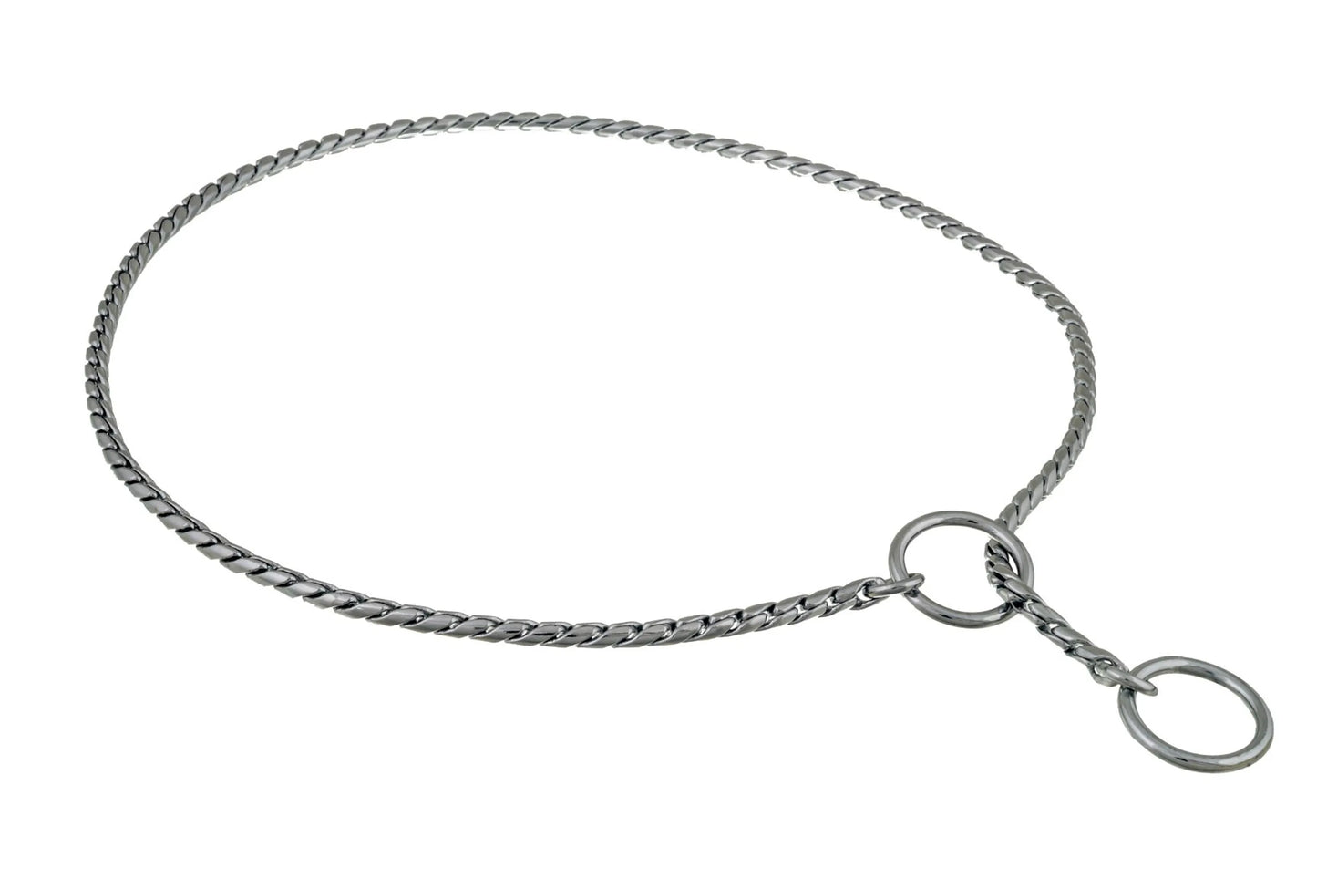 Slip Snake Show Chain Collar (26 in x 3.8mm)