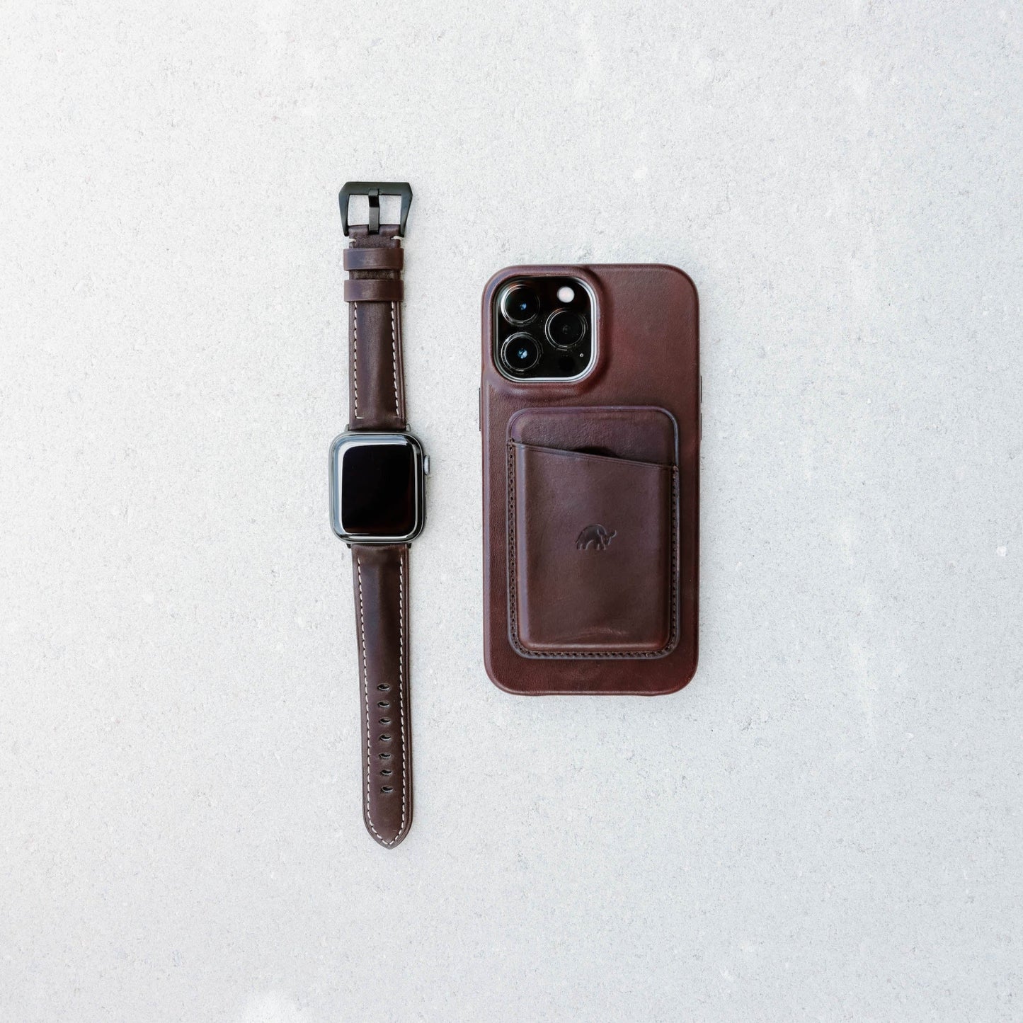 Leather Apple Watch Strap - Bourbon by Bullstrap