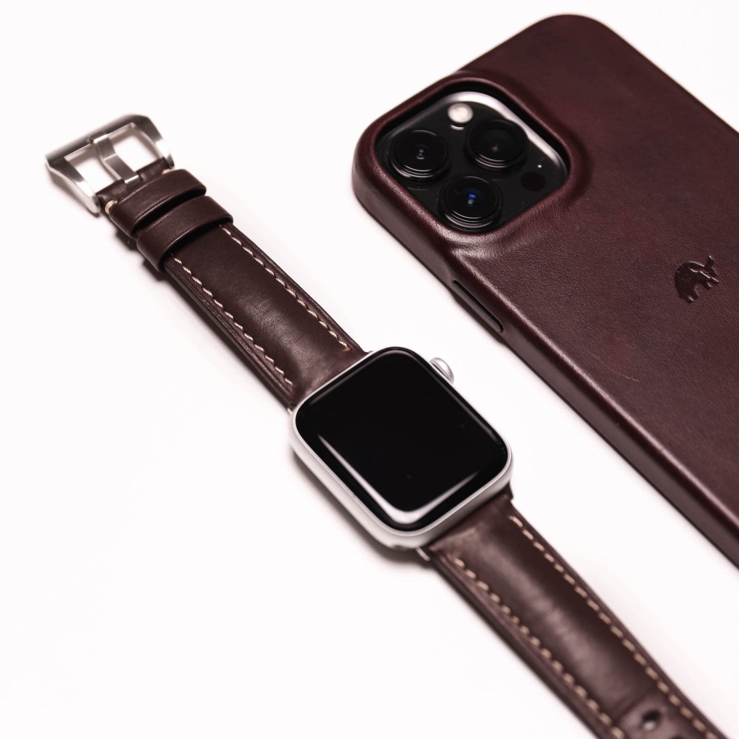 Leather Apple Watch Strap - Bourbon by Bullstrap