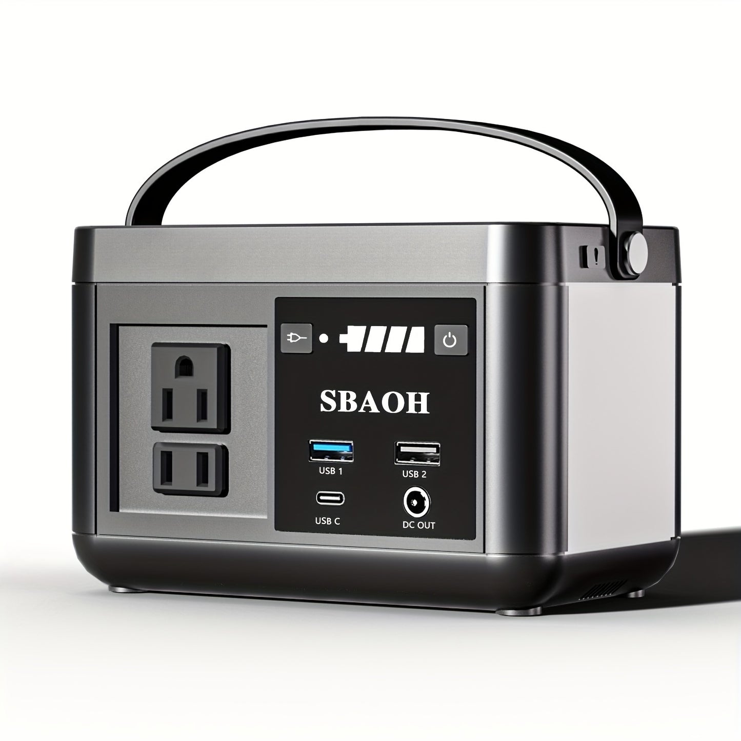 Portable Power Station P86,88.8Wh LiFePo4 Battery,with 120W AC Outputs, Solar Generator For Travel And Camping