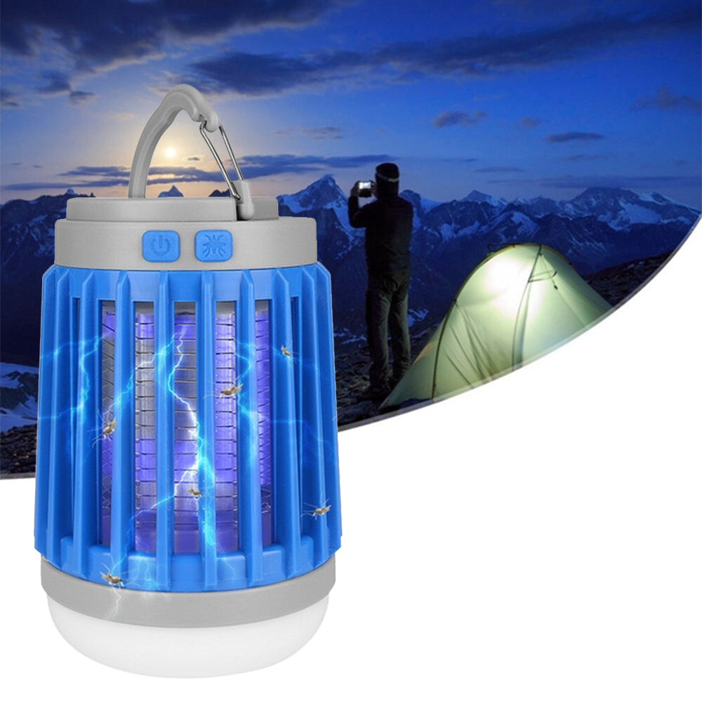 Solar Powered LED Outdoor Light and Mosquito Killer USB Charging