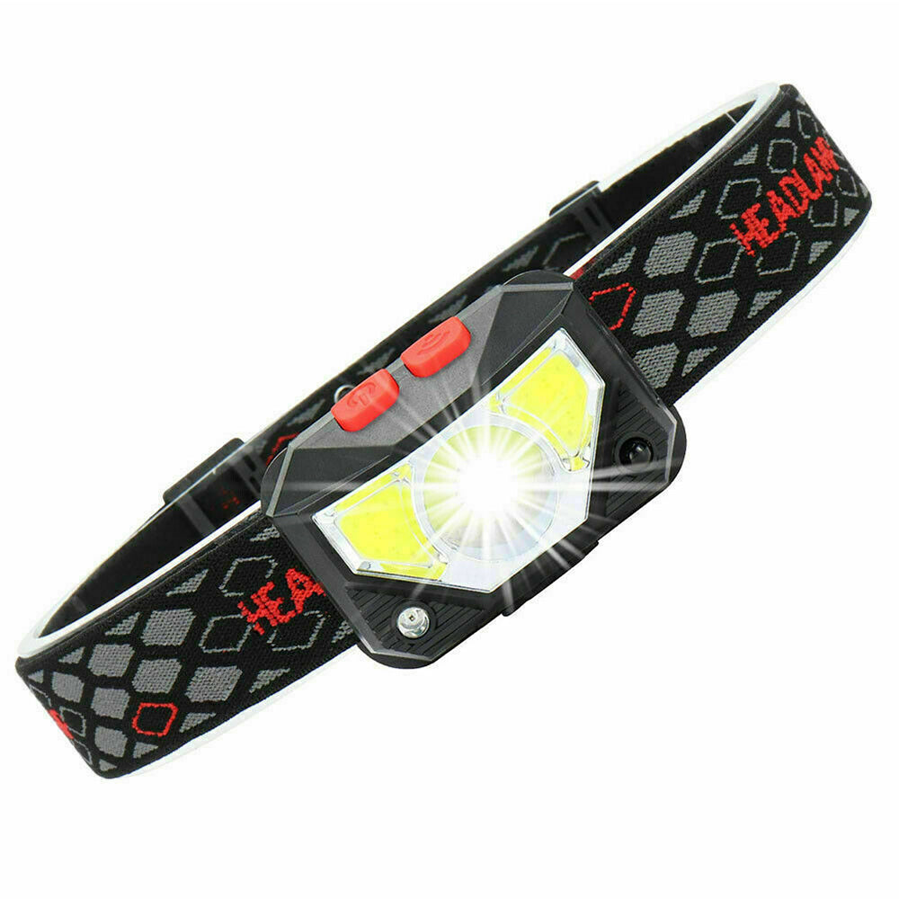 Bright Waterproof USB Rechargeable LED Head Lamp