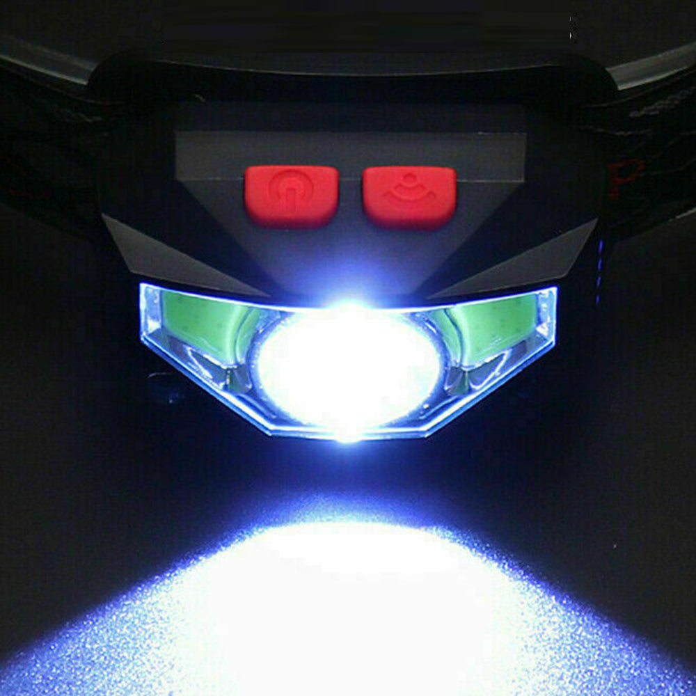 Bright Waterproof USB Rechargeable LED Head Lamp