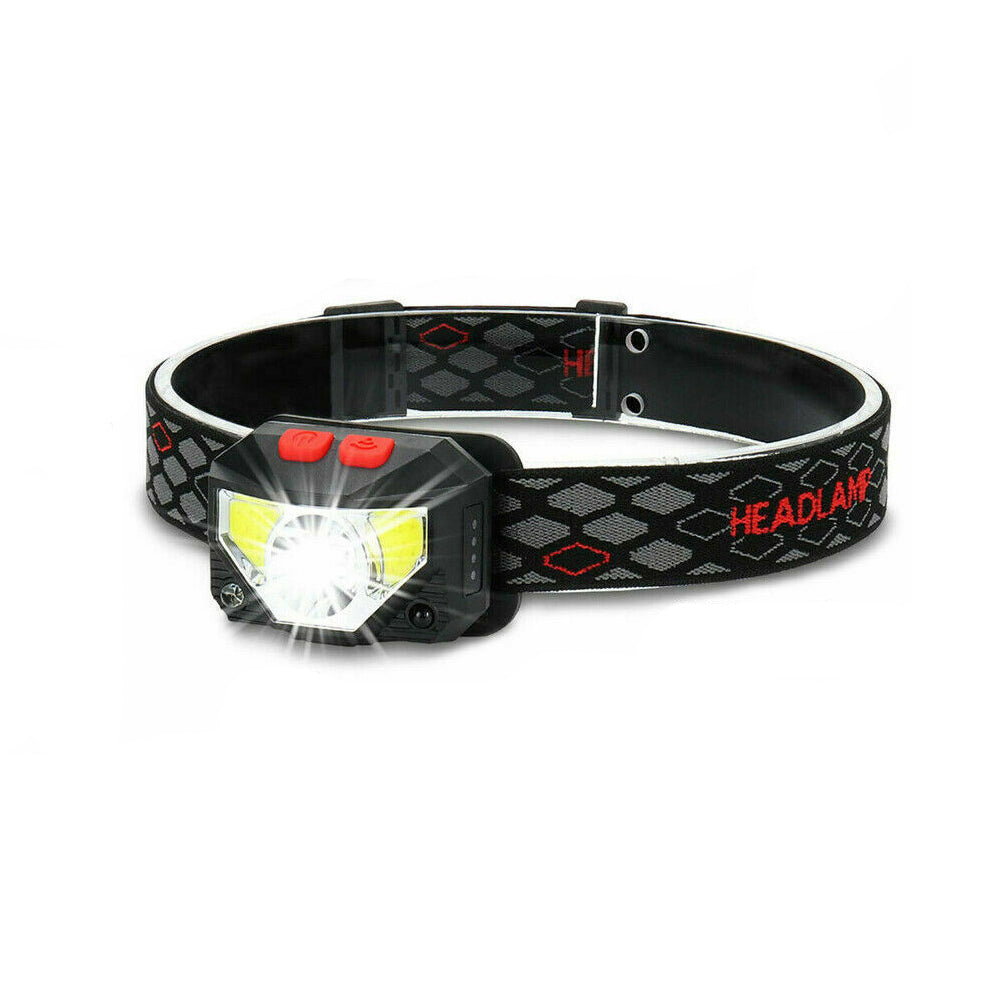 Bright Waterproof USB Rechargeable LED Head Lamp