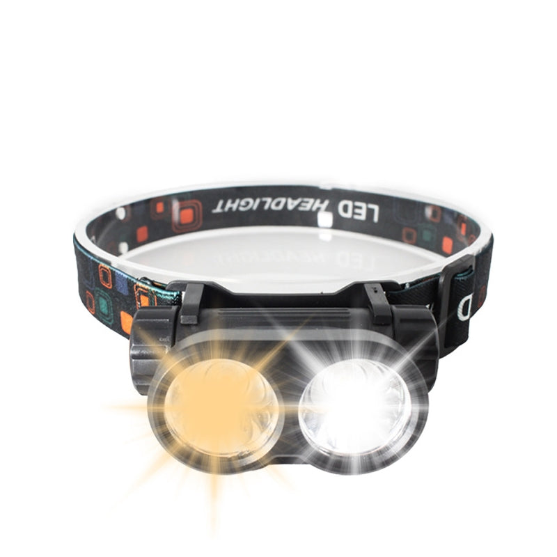2 LED Strong Headlight Intelligent Fishing Warning Lamp- USB Charging