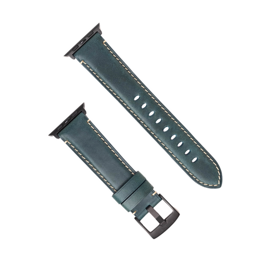 Leather Apple Watch Strap - Ocean by Bullstrap