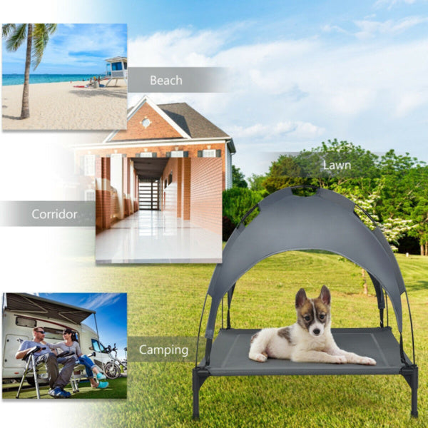 35.5inch X 32 Inch Dog Bed With UV Resistant Canopy, Shipped Via Amazon Shipping, Prohibited For Sale By WALMART