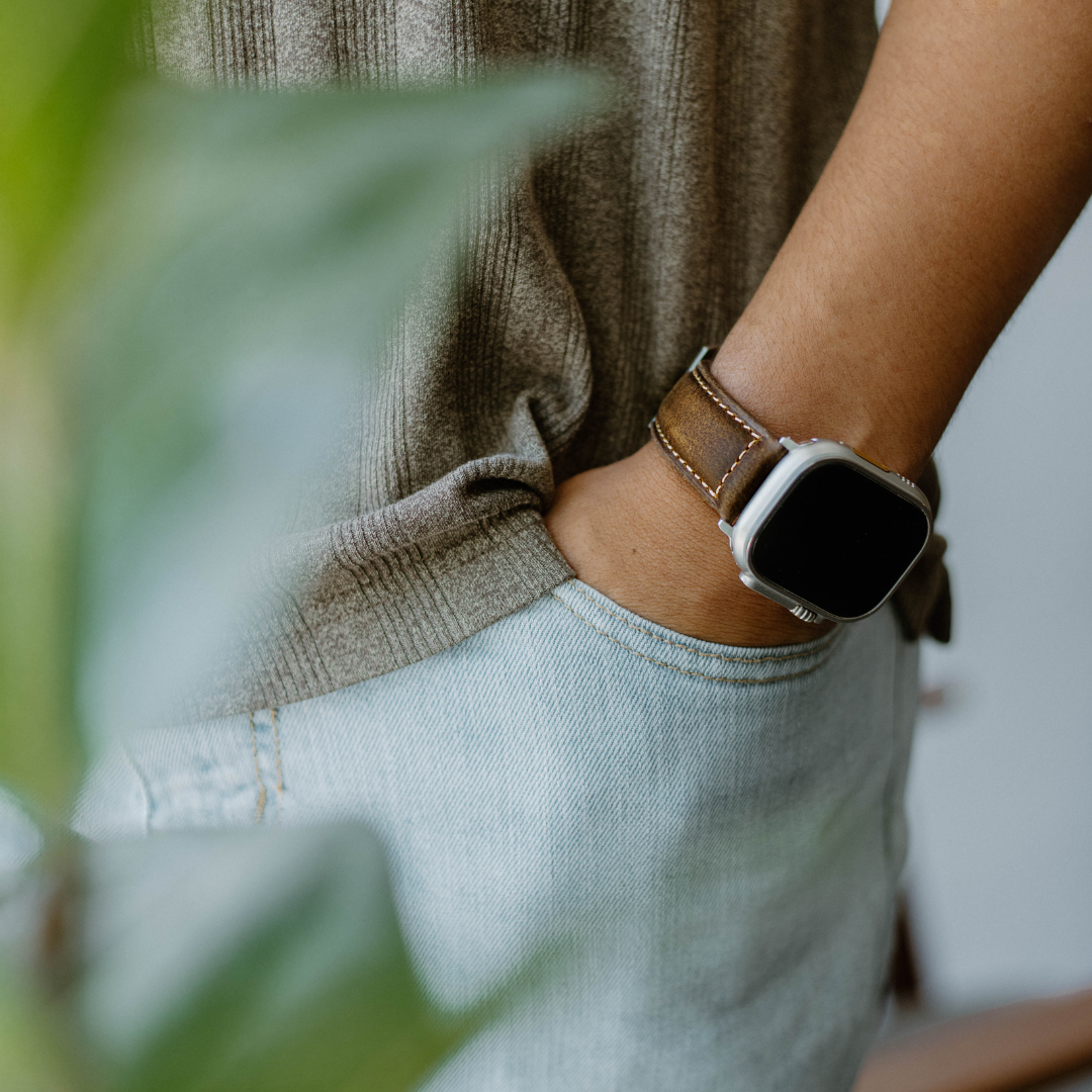 Leather Apple Watch Strap - Terra by Bullstrap