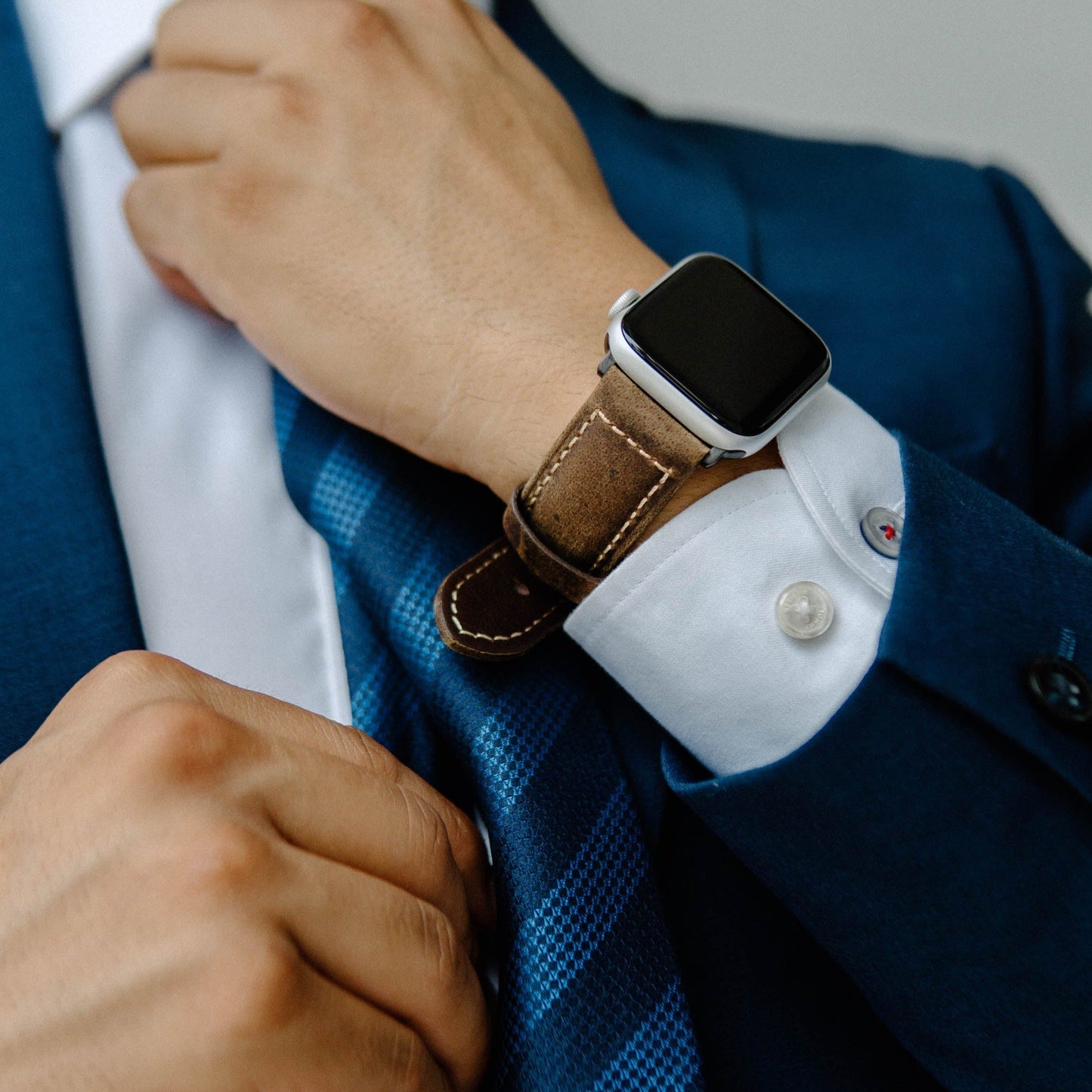 Leather Apple Watch Strap - Terra by Bullstrap