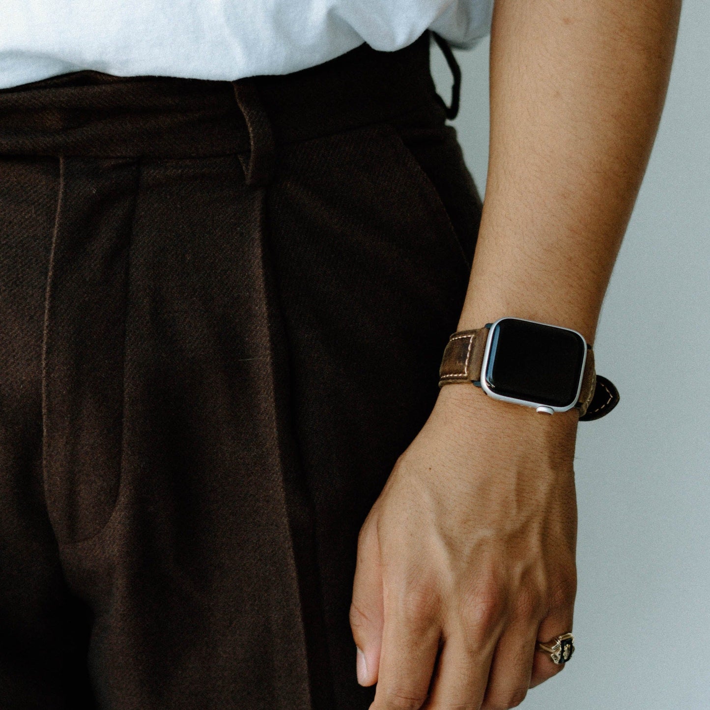 Leather Apple Watch Strap - Terra by Bullstrap