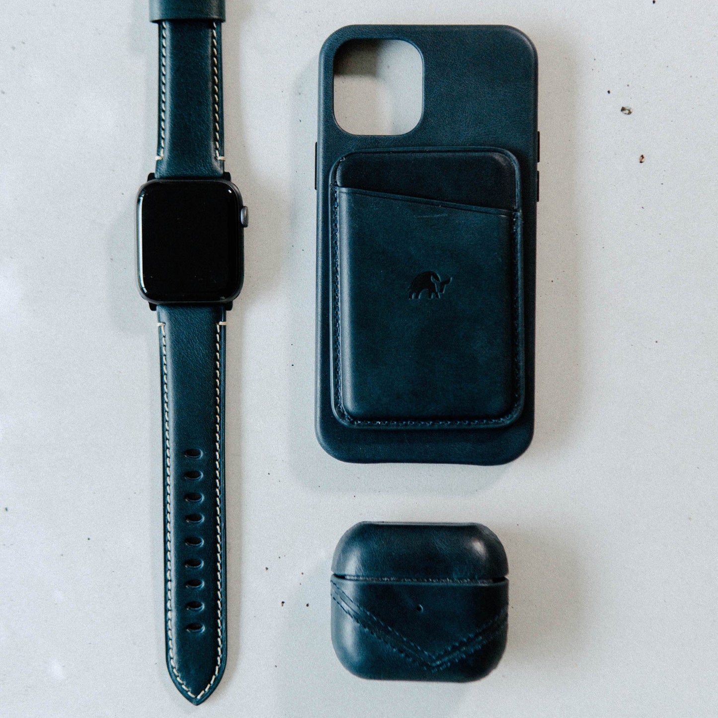 Leather Apple Watch Strap - Ocean by Bullstrap