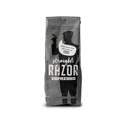 “Straight Razor” Espresso Bean Coffee by Vintage Gentlemen