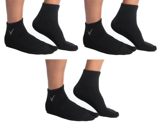 V-Toe Flip-Flop Socks Ankle Tabi 3 Pairs Thicker Comfy Warm Styles Athletic or Casulal by V-Toe Socks, Inc