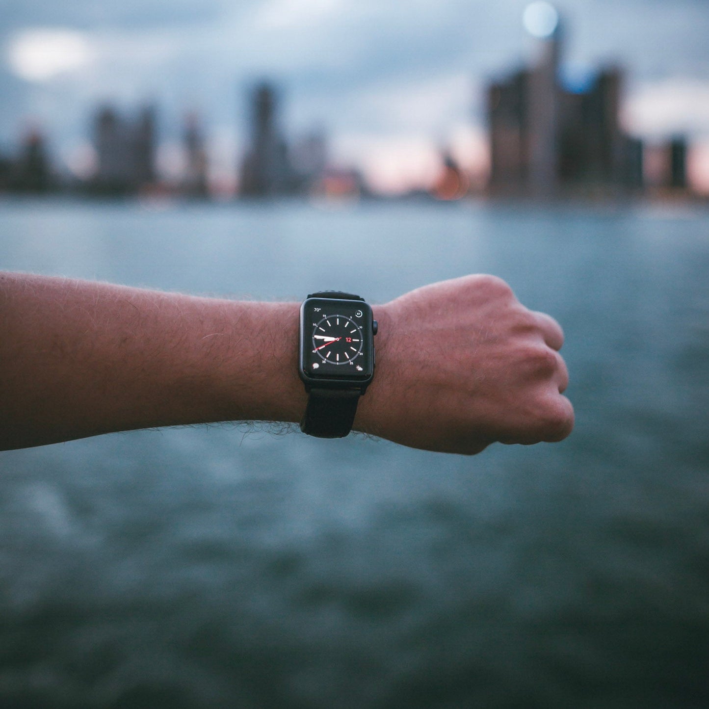 Leather Apple Watch Strap - Matte Black by Bullstrap