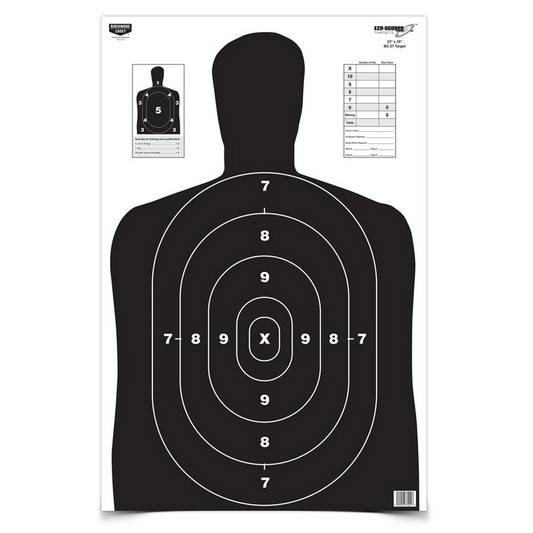 Eze-scorer 23 X 35 Bc-27 Black Target