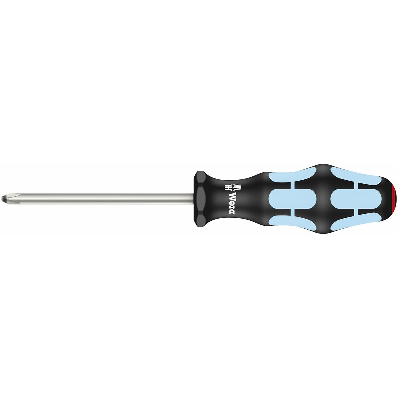 Wera Screwdriver: Phillips Ph2 X 100mm - Stainless Steel With Lasertip