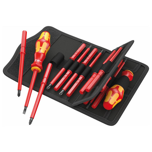 Wera Insulated Multi-bit Set With Handle And Interchangeable Blades (18-piece Set)