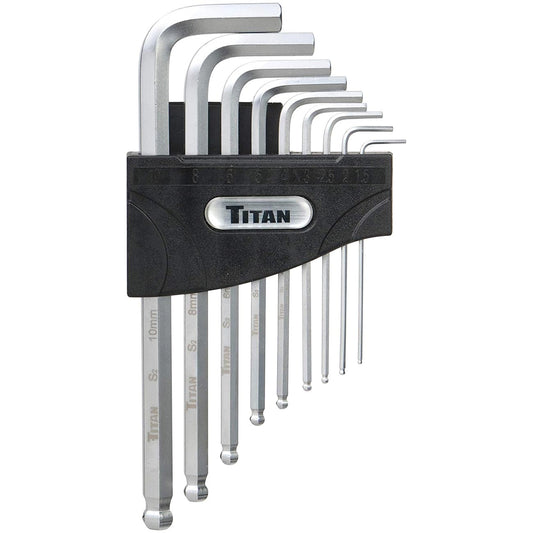 Titan Metric Detent Ball Hex Key Set (9 Piece Set)