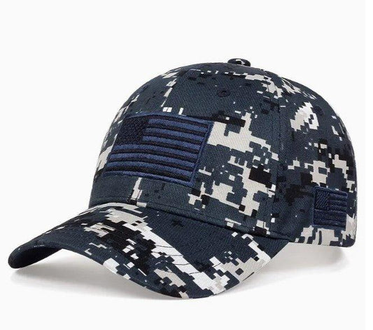 Casual Men's American Flag Outdoor Baseball Cap - The Hammer Sports