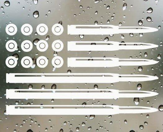 Pro Gun USA Flag Decal - The Hammer Sports